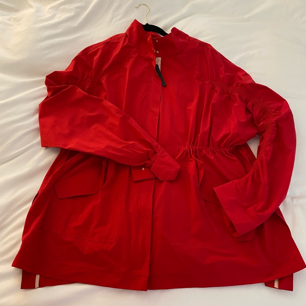 Madelaine Petsch x Fabletics Red Jacket